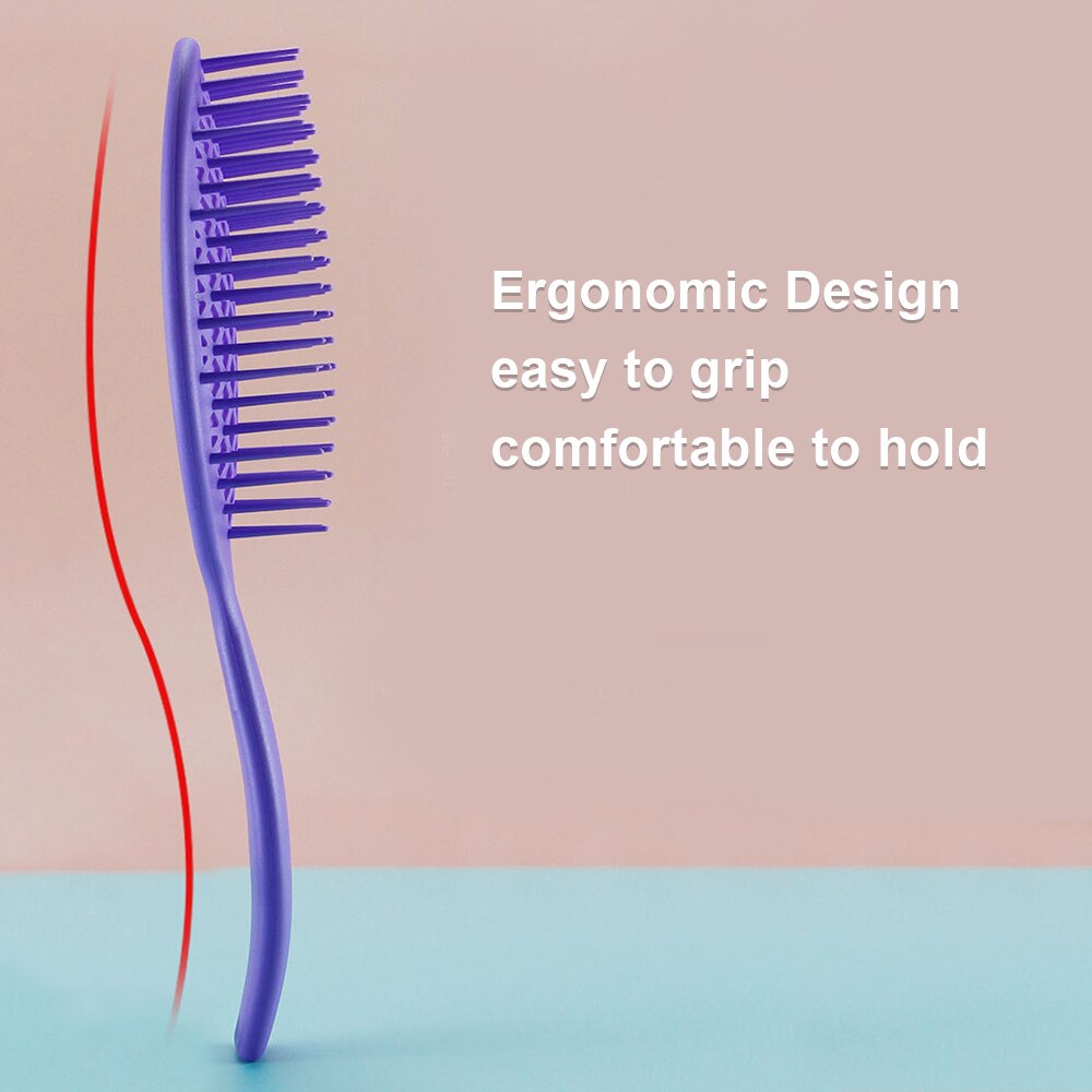 Hair Comb / Vent Brush for Quick Blow Drying, Styling & Detangling