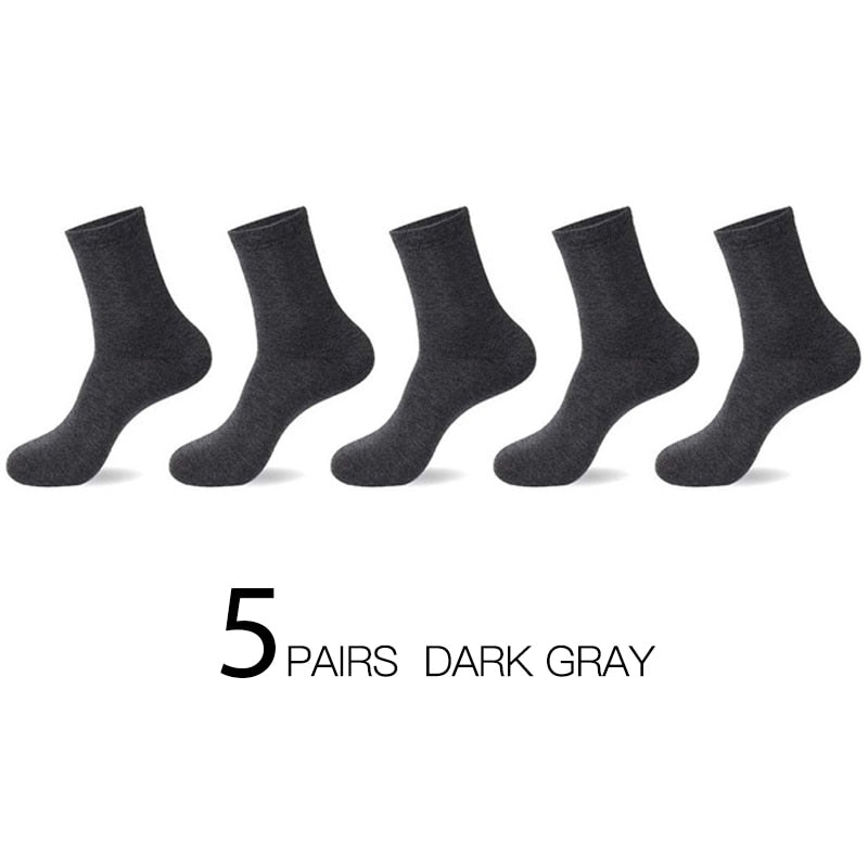 5 Pack Men's Business/Casual Socks