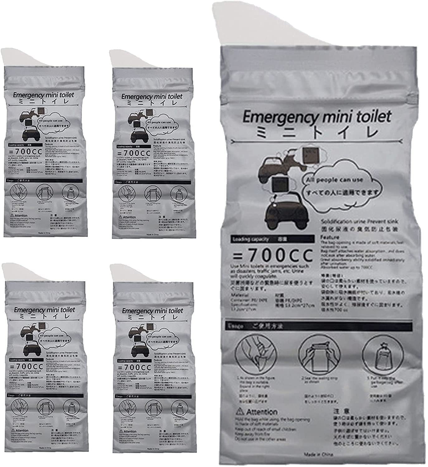 Emergency Urine Bags