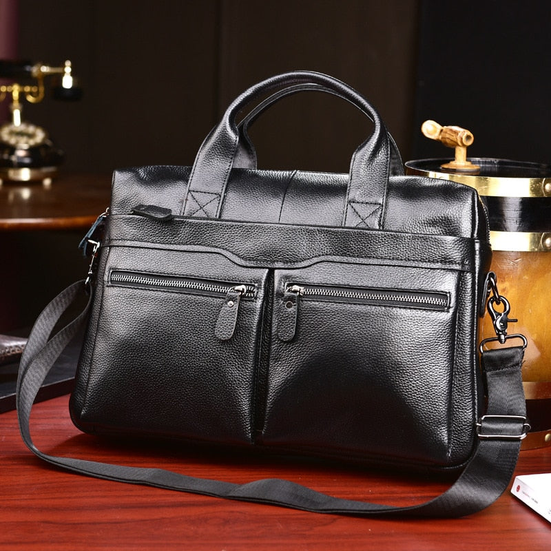 Real Leather Briefcase