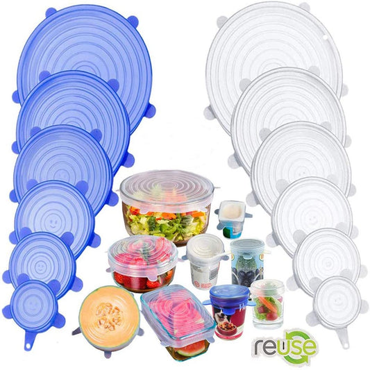 Silicone Stretch Reusable Lids