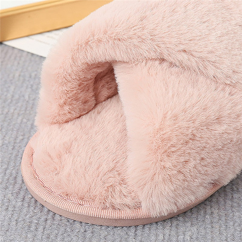 Furry House Slippers