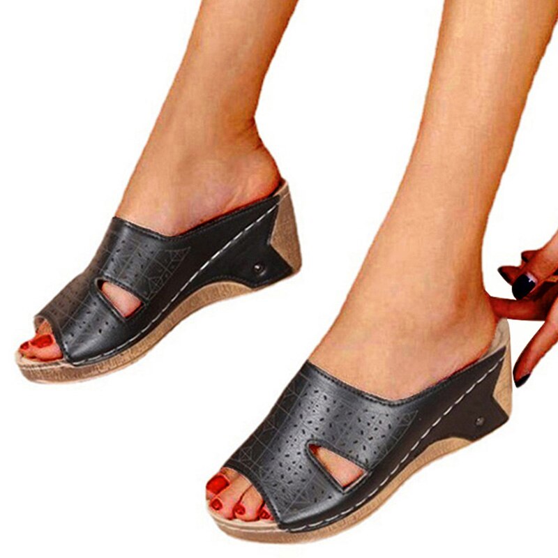 Women's Slip On Wedge Sandal
