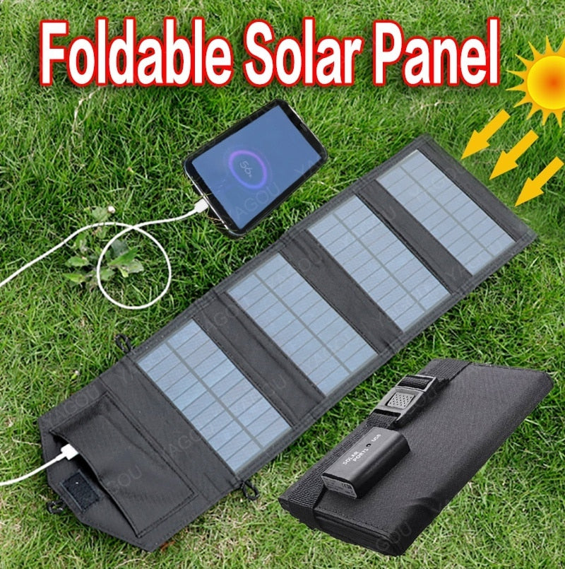 60W Outdoor Sunpowered Foldable Solar Panel