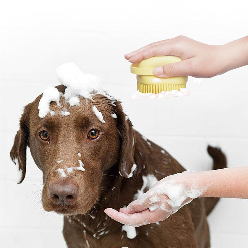 Dog/Cat Bath Massage Brush For Bath Time