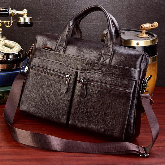 Real Leather Briefcase
