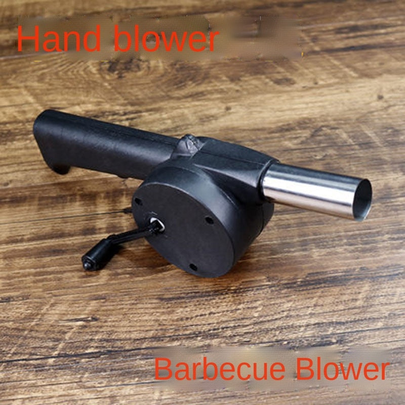 Hand Crank BBQ Fan Air Blower
