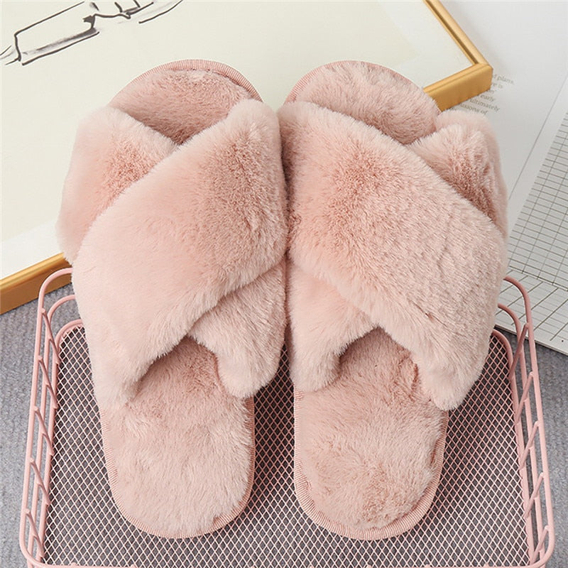 Furry House Slippers